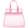Zerodeko Borsa da Viaggio in Nylon Trasparente Rete, e Resistente, Borsa da Spiaggia Portatile per Cosmetici e Accessori da Doccia