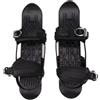 HUSHUI Mini Pattini da Sci Corti Neri Regolabili Facile Controllo per Lo Sci Snowboard in Montagna EU 35-47