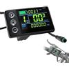 Generic S866, tachimetro e contachilometri per bicicletta elettrica con display LCD, 24 V, 36 V, 48 V, pannello di controllo con display LCD, senza fili, con cavo di interfaccia a 5 pin, per modifica di bici