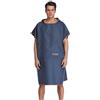 FLYILY Asciugamano da Surf Asciugamano con Cappuccio Asciugatura Rapida Taglia Unica Accappatoio(Navy,L)