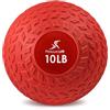 ProsourceFit Slam Medicine Balls 5, 10, 15, 20, 25, 30, 50lbs Smooth and Tread Textured Grip Dead Weight Balls for Strength and Conditioning Exercises, Cardio and Core Workouts