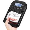 DOITOOL Tester Digitale per Batterie Mano Ricaricabile Fino a 180kg, Dinamometro Forza Muscolare in Plastica Nero, Facile da Usare per Allenamento Riabilitativo e Sportivo