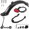 SUNJULY Parafango posteriore, scooter elettrico, parafango posteriore, parafango posteriore, ricambio per scooter elettrico, con supporto posteriore, dadi per Xiaomi M365 Scooter 1S, Pro, Pro 2