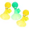 Toddmomy Campanello Elettronico per Bicicletta 3 Pezzi Corno ad Aria Forte, Facile Montaggio e Rimozione, Accessorio per Ciclismo su Manubrio in Plastica Colore Casuale