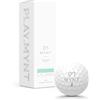 MYNT Talent Soft | Palline da golf Premium | Rivestimento Surlyn | Design 350 dimple | Per professionisti e principianti | Palline da golf in bianco (3 palline da golf)