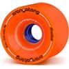 Orangatang 4 President 70 mm 86a Cruising Longboard Skateboard Wheels (Yellow, Set of 4)