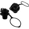 Hoement Valvola Aria Gonfiabile Doppia Tenuta in PVC 2 Pezzi per Kayak e Barche Gonfiabili, Compatibile per Sport Acquatici e Avventure All'aperto, Previene Perdite d'Aria