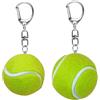 CHROMACRAFT Portachiavi da Tennis in 2 Pezzi, Portachiavi Creativi, Regali per attività Sportive, Portachiavi per Appassionati di Tennis, Portachiavi Decorativi