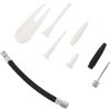 CLISPEED Kit 5 Set Accessori Gonfiaggio per Yoga Ball e Palloni da Basket Adattatore Valvola e Tappi in Lattice per Festa Estiva e Allenamento