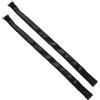 Generic Fasce Antiscivolo per Ruote di Bici in Nylon Nero, 2 Pezzi, Cinghie di Fissaggio Riutilizzabili, Comode e Veloci, per Ciclismo e Trasporto