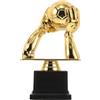 SHINEOFI Premio Portiere di Calcio in Plastica Color Oro Finitura Lucida e Design Unico per Adulti, Premio Motivazionale per Performance Eccezionali e Regali di Compleanno