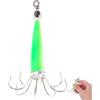 IWOWHERO Luminoso per Calamari in Ferro con Occhio, Gancio per Pesca Notturna in Laghi e Serbatoi, Esca Luminosa Attira Pesci per Appassionati di Pesca