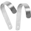 Levemolo Supporto 3 e a in Acciaio per Salvagente Argento Inossidabile 2 Pezzi Design Sgancio Rapido Estive Apertura Pollici Vacanze Barche e Pontili