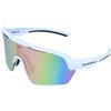 GAMSWILD WS7138 Occhiali da Sole Sportivi specchiata Unisex UV400 TR90 - Lente Monoblocco Antivento per Ciclismo, MTB, Running e Outdoor Uomo Donna - blu ghiaccio