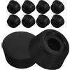 SAFIGLE 10 Pezzi Copertura in Gomma per Punta Stecca da Biliardo Protezione per estremità Posteriore Stecca da Pool Nero Accessorio Essenziale per Appassionati di Biliardo