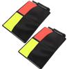 MOBUTOFU Kit Cartellini Calcio per Arbitri 2 Pezzi, Blocco Note e Penna, Legno e Carta, Uso su Campo per Attrezzatura Allenamento