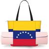 ZYJHYY Borsa da yoga con stampa bandiera del Venezuela per le donne con tappetini da yoga borse Carrier borsa tote per allenamento pilates