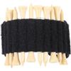 HOMSFOU Porta Tee da Golf in Materiale Resistente e Leggero in Plastica Nero Compatto e Facile da Usare Supporto per Clip Tee da Golf