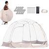Generic Tenda a bolle istantanea pop up per 8-10 persone, resistente alle intemperie, gazebo a cupola per campeggio ed eventi, 3,6 x 3,6 x 2,2 m