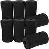 KHBUAB 8 Coperture in Spugna Nera per Maniglie di Attrezzature Fitness, Protezione e Comfort per L'esercizio in Palestra e Uso Quotidiano