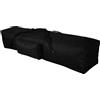 Hekers Borsa da campeggio nera 120 x 25 x 23 cm + 33 x 15 x 5 cm, poliestere Oxford 600d