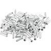 Eawfgtuw 100 terminali per cavo del freno della bicicletta, in lega di alluminio, punte interne per cavi del cambio, 12 x 2 mm, per cavi deragliatore e freno per sfilacciare