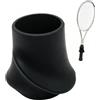 CHENNAN 1 correttore per la presa della racchetta da tennis, in silicone, per principianti, accessorio di correzione della presa da tennis, leggero e compatto, protezione per la testa della racchetta