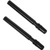 VILLCASE Estensione Valvola Pneumatico 1 Paio In Lega Nero Per Bicicletta Mountain E Road Bike Accessorio Versatile Per Uso Quotidiano