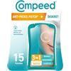 Compeed - Patch discreta - Pulisce, maschera e protezione - Patch per bottoni idrocolloidali* - Ideale per l'uso diurno - Per aree target - 15 toppe - 1,5 x 1,5 cm