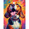 Bowetile 5D DIY Diamond Painting Kit Completo, Cane Diamond Painting Kit Completo per Adulti, Animale Diamant Painting per Adulti, Decorazioni per Casa 30x40 cm
