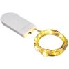 Generic Stringa di lucine luminose, luce bianca calda, filo di rame, LED alimentato a batteria, accento flessibile in filo d'argento, illuminazione soffusa, decorazione da giardino per camera da letto