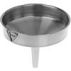 KOFUN Imbuto pratico in acciaio inox bocca larga riempimento liquido olio di vino imbuto cucina casa strumenti da appendere 16 cm