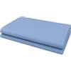 VKZ Copriletto Granfoulard 170×270cm Azzurro, Telo Copritutto Multiuso per Letto e Divano, Telo Arredo Foulard Copridivano