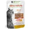 Almo Nature HFC Jelly Natural Cat 55 gr Pollo e formaggio - confezione da 24 pezzi - Cibo umido per gatti - 1° ORDINE? 20% di sconto SU BRAND ESCLUSIVI, codice BZR20