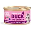 Edgard Cooper Edgard & Cooper Cat Kitten Bocconcini in salsa Grain Free 85 gr Anatra e pollo - Cibo umido per gatti - 1° ORDINE? 20% di sconto SU BRAND ESCLUSIVI, codice BZR20
