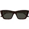 Saint Laurent Occhiali da Sole SL 276 MICA 033 New Wave Marrone/Grigio Donna 55/16/145