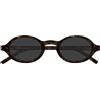 Saint Laurent Occhiali da Sole SL M161 002 Marrone/Grigio Unisex 48/23/145