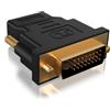 Icybox Adattatore Icybox IB-AC552 DVI-D a HDMI tipo-A Oro/Nero [60983]