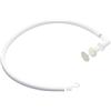 Rotho Babydesign Tubo di scarico flessibile per vaschette, Per svuotare l'acqua dopo il bagnetto, 87,5 x 3,5 cm, Bianco, 20069005101
