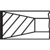 MAHLE 081 69 N0 Set di fasce elastiche per BMW 3 Sedan (E30) 5 Sedan (E34) 5 Sedan (E28) 3 Touring (E30) per BERTONE Freeclimber SUV