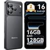 Blackview Cellulare Blackview WAVE 7C 2026 senza abbonamento, 6,56", Android 16, 16 GB + 128 GB/2 TB TF, Face ID, 5000 mAh, 32 MP, doppia SIM, Wi-Fi 5, IP54