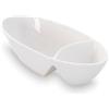 Lacor - 61244 - Vassoio in Porcellana Oliva, 19x9 cm, Adatto per Forno, Microonde e Lavastoviglie, Ideale per Servire Antipasti e Salse, Design Elegante e Resistente