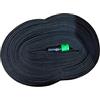 Relaxdays Tubo a Goccia, irrigazione, gocciolante 10 m, aiuole Rialzate e siepi, da Giardino, Nero