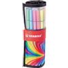 Stabilo Pen 68 Rollerset Arty - Set di Pennarelli Premium 25 Colori