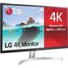 LG 27UL500 Monitor 27" 68.58 cm Ultra HD 4K LED IPS HDR 10, 3840 x 2160, Rade...