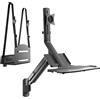 Maclean MC838e Supporto Staffa da parete per monitor e tastiera e Computer/CP...