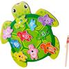 Generico Game di pesca magnetica, giocattolo da pesca magnetico - Game di pesca dei numeri magnetici - Assistenza didattica per l'apprendimento in età prescolare, strumento di familiare interattivo per bambini