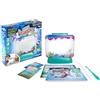 Aqua Dragons Kit di scoperta del mondo marino Aqua Dragons,Giocattolo educativo STEM,set per acquario, animale domestico facile da coltivare per i bambini Include vasca, cibo, uova, cucchiaio per nutrire e pipetta