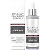 Wootapson Siero Viso, Siero Esfoliante al Riso Nero, Facial Serum, Nutre in Profondità la Pelle, Raffinamento dei Pori, Illumina e Uniforma il Tono Della, Idratazione Duratura, per Tutti i Tipi di Pelle