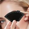 gifyym Ey Brows Lineale - Modello Di Sopracciglio Per Principianti | Disegna Lo strumento Di Misura Del Metallo Per Sopracciglia Precise | Strumento Cosmetico Per La Casa, Viaggi, Ufficio, Parrucchieri,
